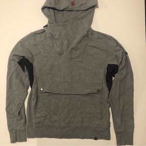 COPY - Pusch Pullover Hoodie Grey and Black Mens size Medium